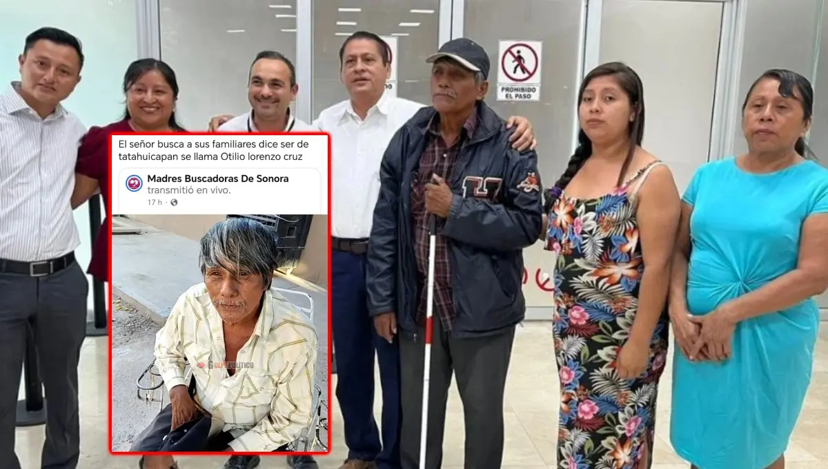 Tras 15 años desaparecido, localizan a adulto mayor en Sonora. Foto: Original
