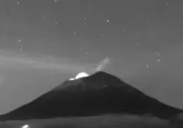 Video del Popocatépetl graba ovnis alrededor del volcán