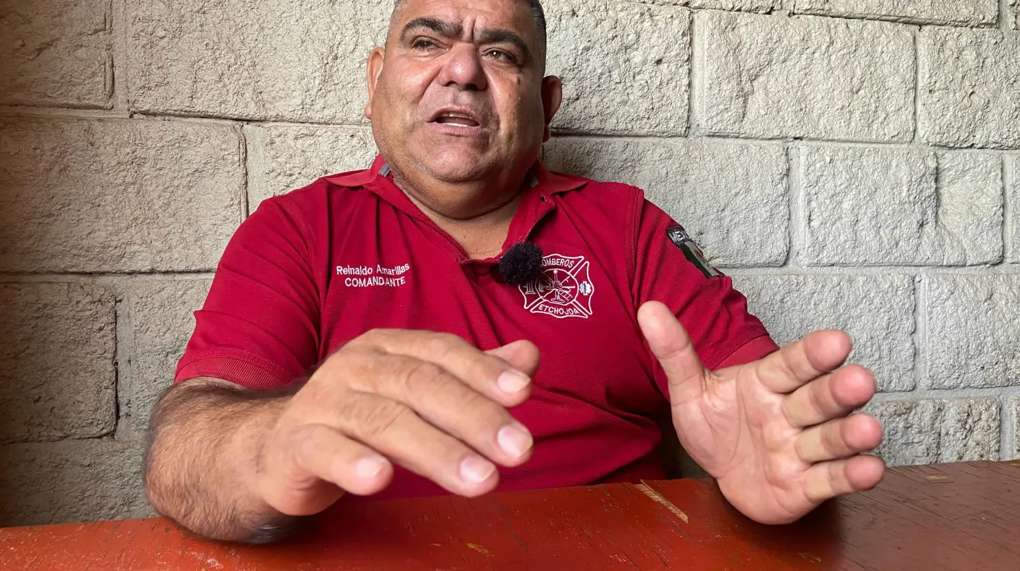 El comandante de Bomberos Reinaldo Amarillas Meza confirmó el incremento en llamados