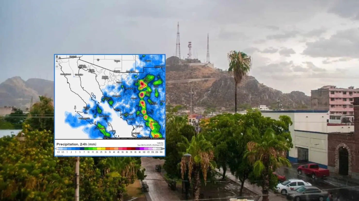 Clima en Hermosillo hoy 31 de agosto; se pronostica lluvia por la tarde de este domingo