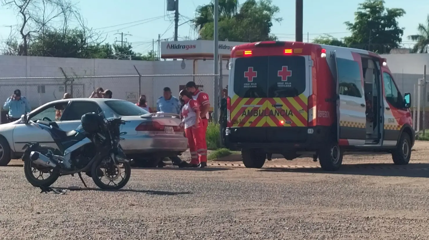 Accidente deja un lesionado en la colonia Aves del Castillo