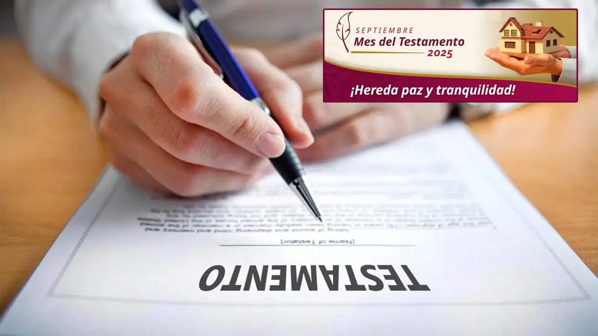 Septiembre Mes del Testamento: así puedes obtener un 50% de descuento al hacerlo