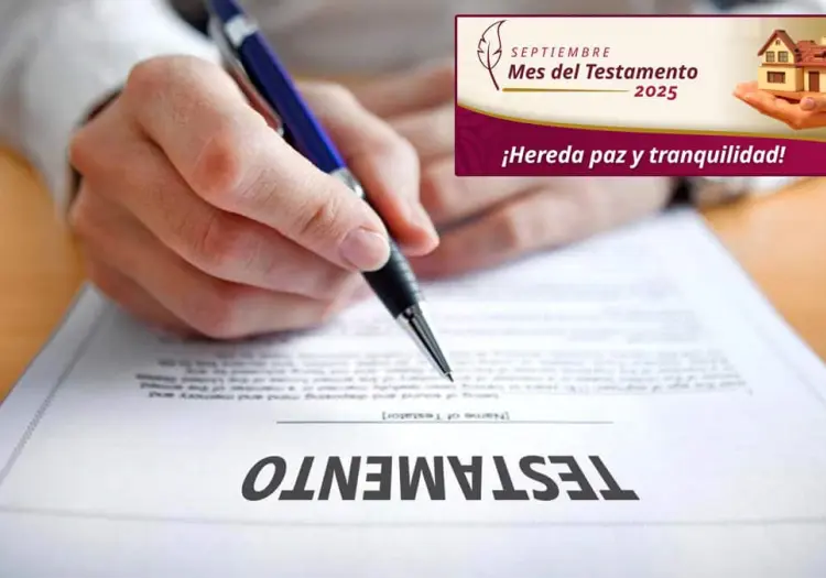 Septiembre Mes del Testamento: así puedes obtener un 50% de descuento al hacerlo