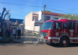 Bomberos de Ciudad Obregón se movilizan por conato de incendio en la colonia Cumuripa