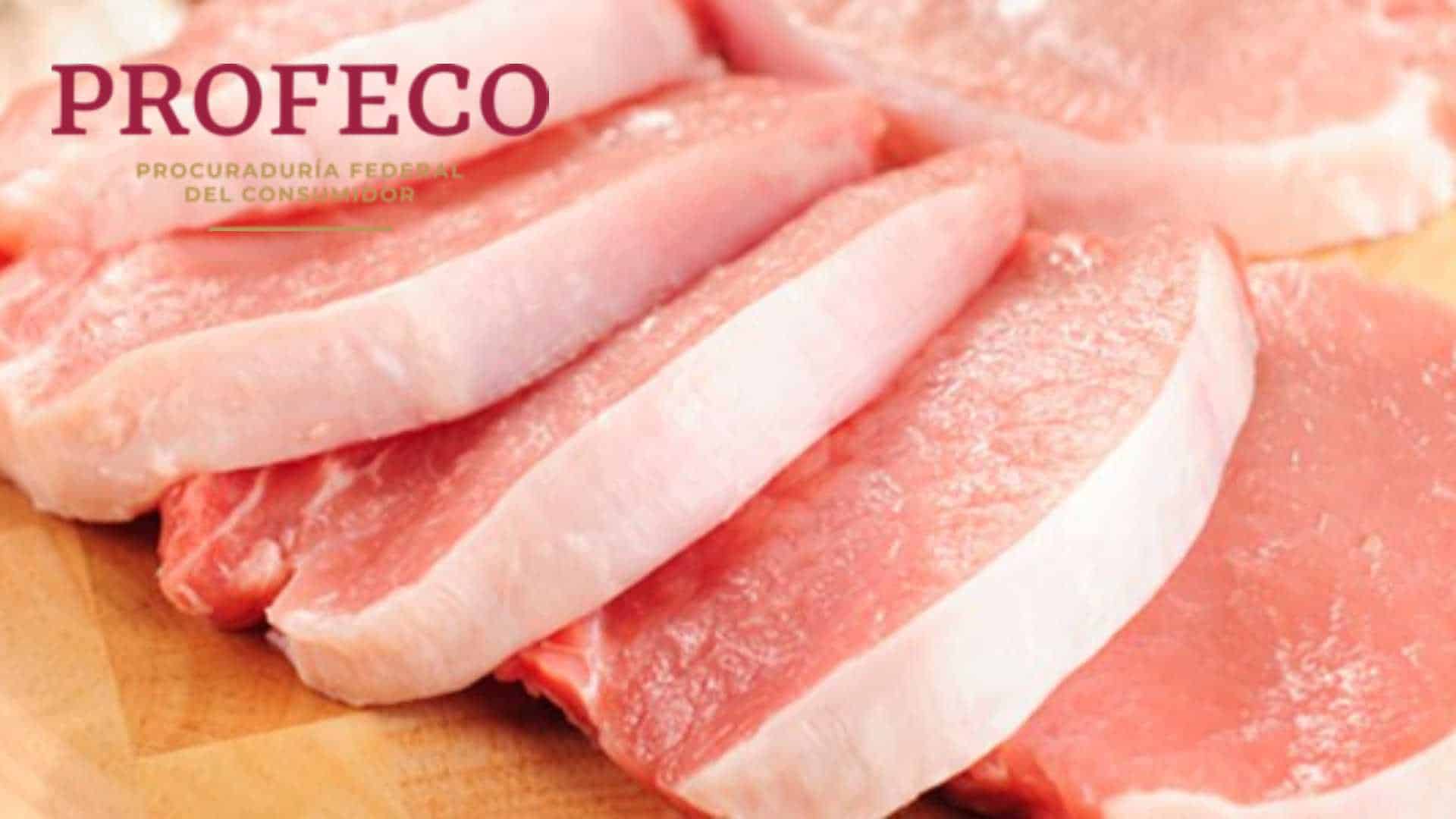 Profeco revela precios máximos y mínimos de la carne de cerdo en septiembre