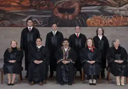 SCJN publica la primera foto del Pleno de nueve ministros como el inicio de una nueva era judicial