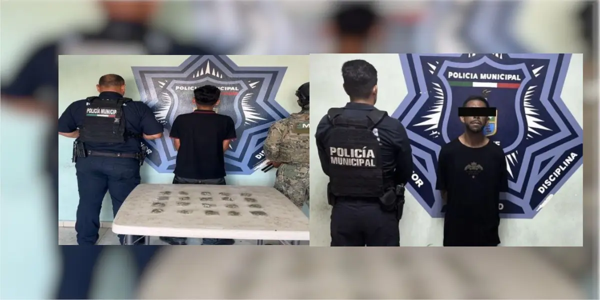 Capturan a dos con droga en Ciudad Obregón; uno es menor de edad