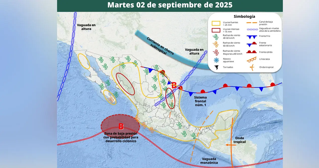 Se espera intenso calor este martes 2 de septiembre.
