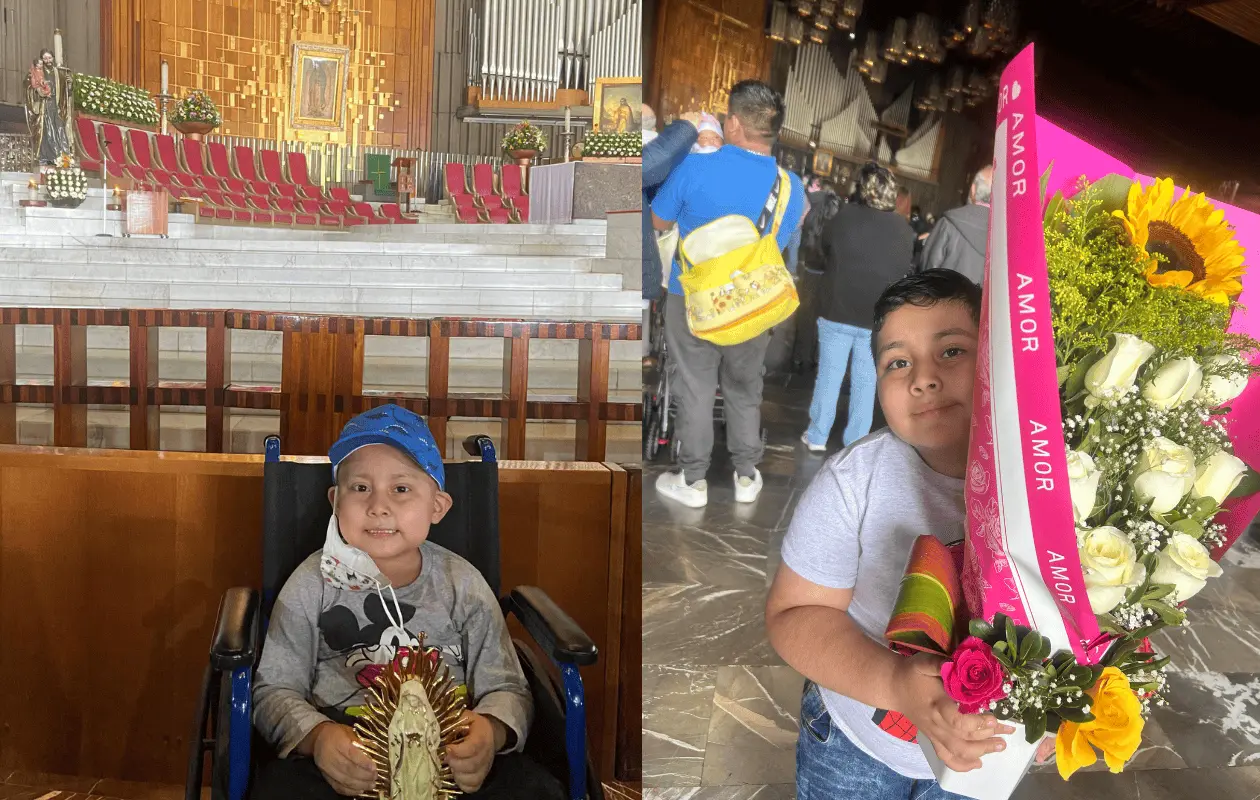Dani regresa a la Basílica de Guadalupe para agradecer que ganó la batalla