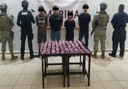 En Guaymas, detienen a cuatro con droga