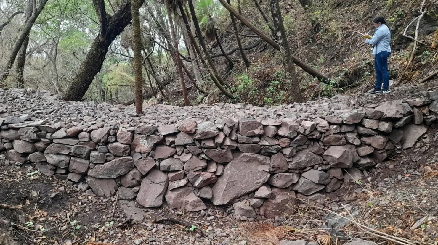 Construyen represas en Área Natural Protegida de Álamos