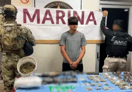 En Ciudad Obregón, detienen a joven con armamento y droga