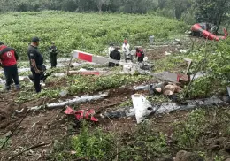 Helicóptero se desploma en el Estado de México: mueren dos personas