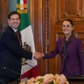 Marco Rubio llega a Palacio Nacional para reunirse con Sheinbaum: ¿Cuál será su agenda en México?