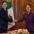 Claudia Sheinbaum y el secretario de Estado de Estados Unidos se reúnen