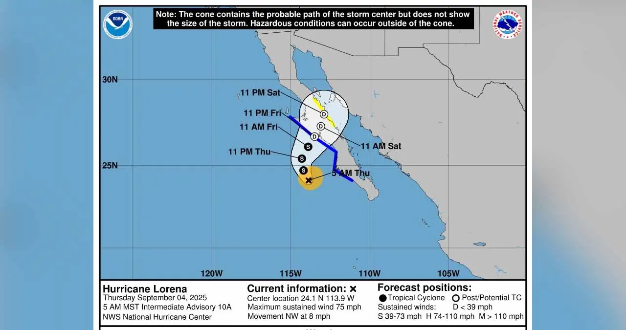 Clima en Sonora hoy 4 de septiembre: Se esperan lluvias muy fuertes en el Estado