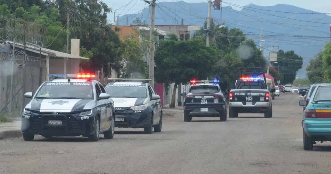 Movilizan a autoridades por reporte de balacera en la colonia Cajeme