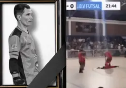 Tragedia en el futsal: portero muere tras atajar penal en Brasil