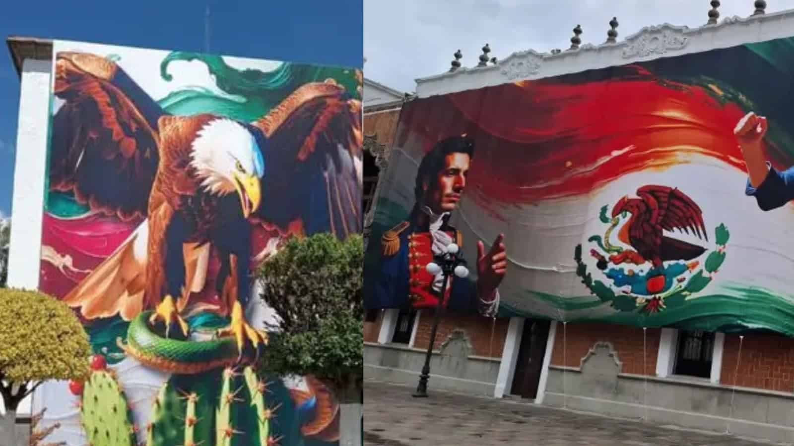 Gobierno de Tlaxcala usa IA para murales patrios y recibe fuertes críticas en redes sociales