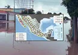 “Lorena” baja a ciclón post-tropical: ¿Hasta cuándo seguirán las lluvias en Sonora y Baja California Sur?