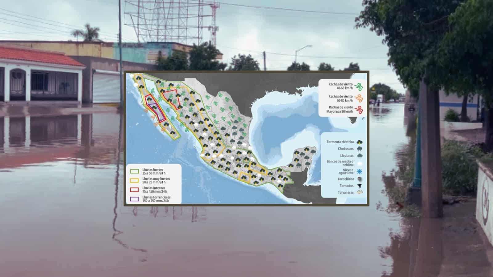 Lorena baja a ciclón post-tropical: ¿Hasta cuándo seguirán las lluvias en Sonora y Baja California Sur?