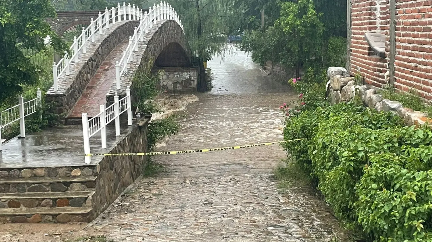 Lluvias en Álamos superan los 150 mm
