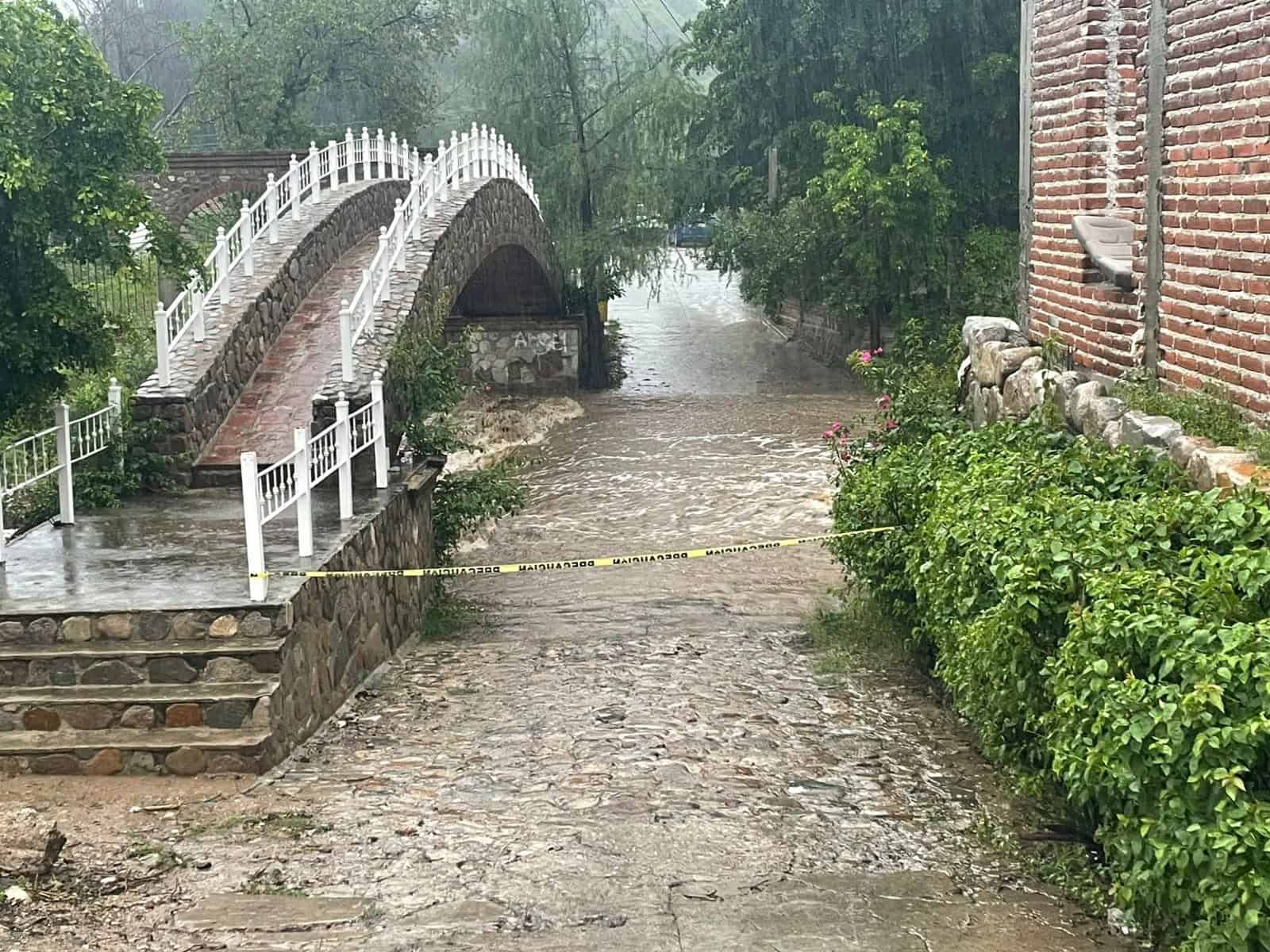 Lluvias en Álamos superan los 150 mm