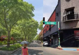 Así se vería el centro de Ciudad Obregón si tuviera más árboles, según la IA