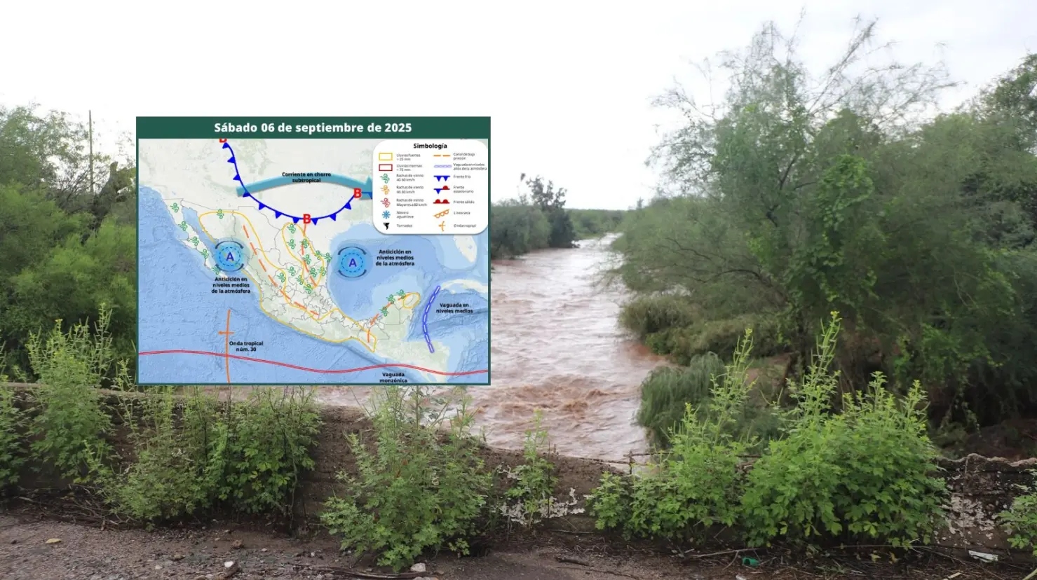 Clima en Sonora hoy 6 de septiembre: Continuarán las lluvias este sábado