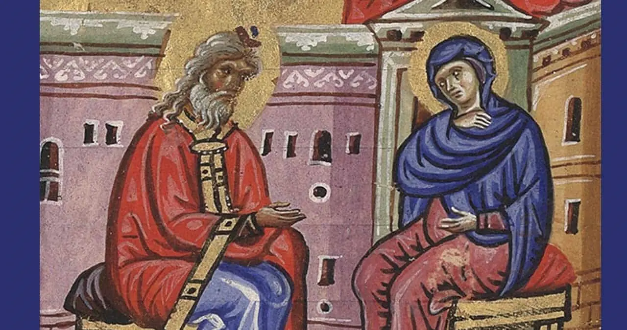 San Zacarías, profeta del Antiguo Testamento.