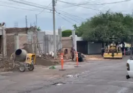 Se generan socavones por recientes lluvias en Cajeme