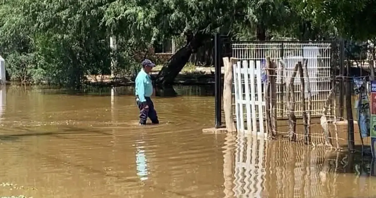 Huatabampo, bajo el agua