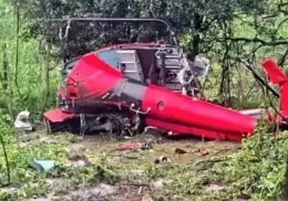 Esto se sabe de los 300 kilos de oro y de los 3 desaparecidos del desplome de helicóptero en Estado de México