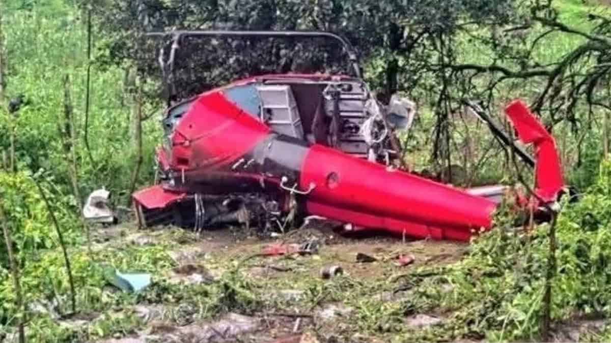 Esto se sabe de los 300 kilos de oro y de los 3 desaparecidos del desplome de helicóptero en Estado de México
