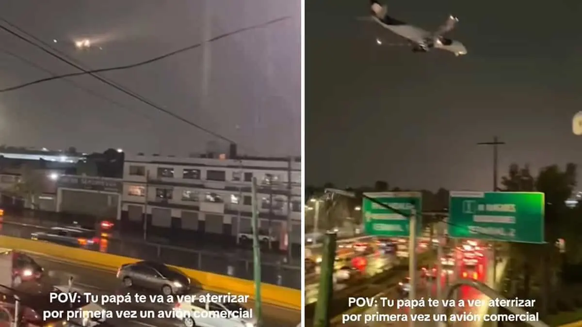 VIDEO | Orgulloso padre espera bajo la lluvia para ver cómo su hija aterriza su primer vuelo