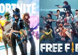 Fortnite vs. Free Fire: ¿Cuál es el mejor Battle Royale para tu celular?