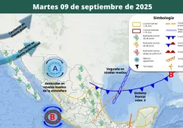 Clima en Sonora hoy 9 de septiembre: Se esperan lluvias en algunas partes del Estado
