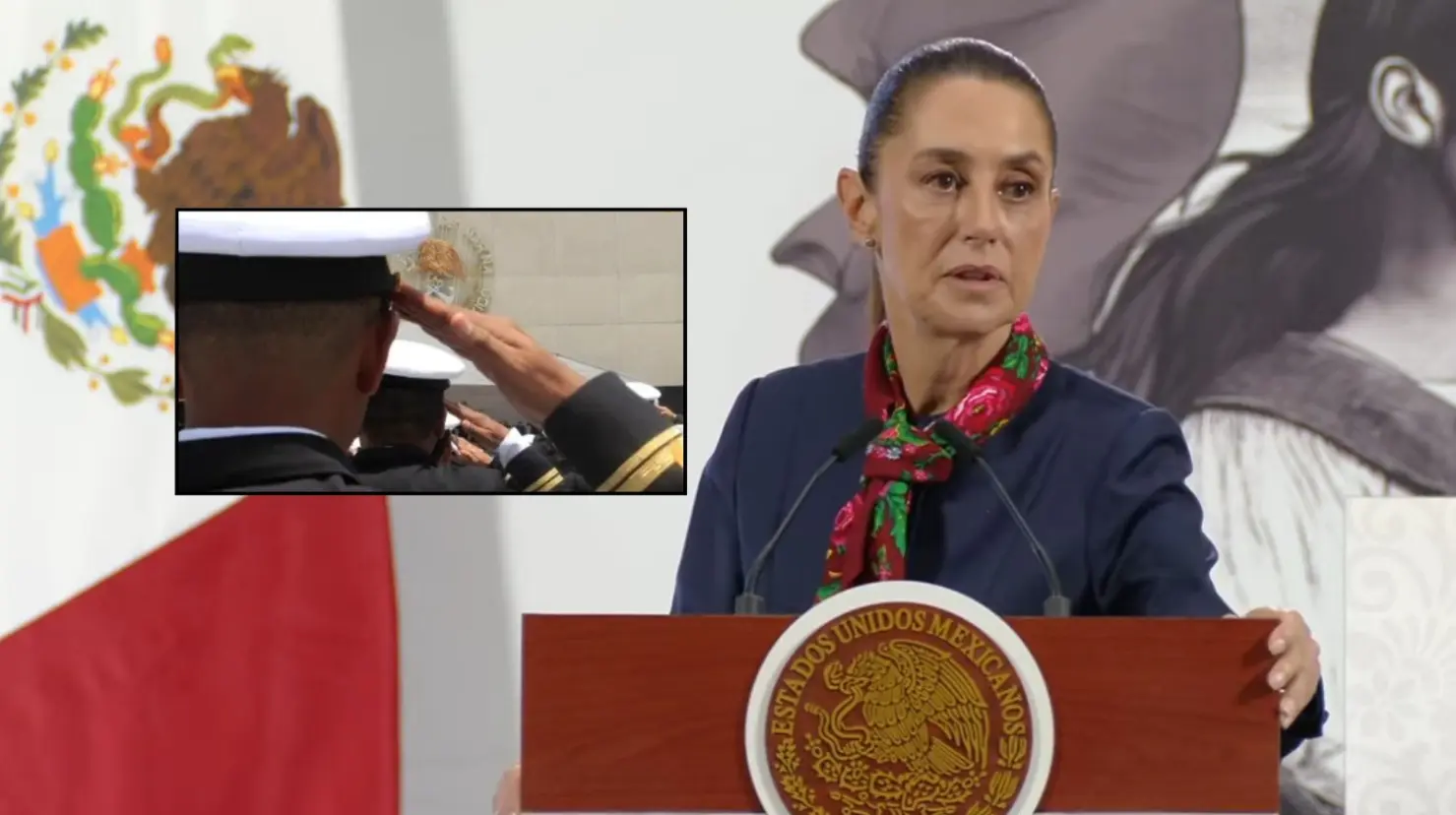 “Lamentamos mucho la muerte de este marino, nuestro apoyo y solidaridad a la familia”, declaró la mandataria.