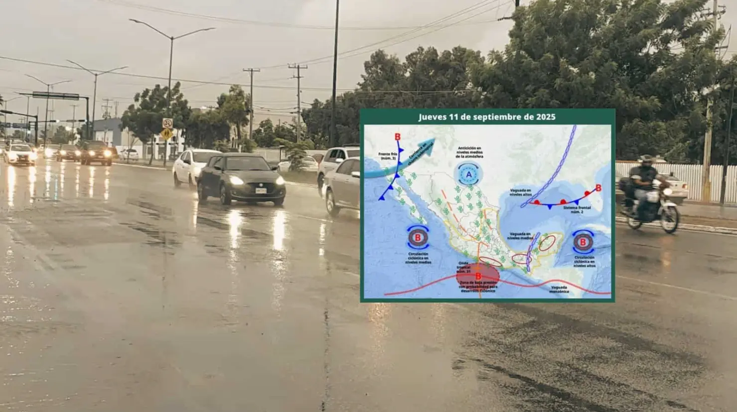 Clima en Hermosillo hoy 11 de septiembre; se mantiene pronóstico de lluvias ligeras