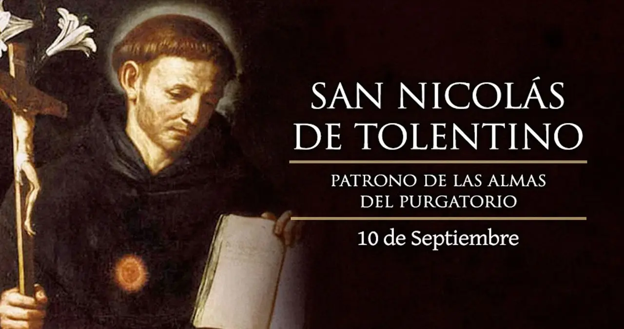Este miércoles, 10 de septiembre del 2025 tiene lugar el Santo de San Nicolás de Tolentino entre otros nombres que hoy se festejan