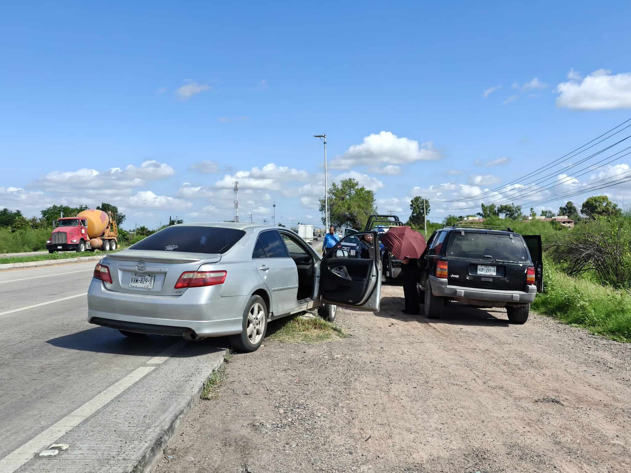 En Ciudad Obregón, se registra choque en Villa Bonita; conductora intenta darse a la fuga