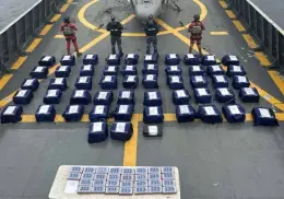 Marina asegura más de tonelada y media de cocaína en costas de Guerrero; suman 48 toneladas en este sexenio