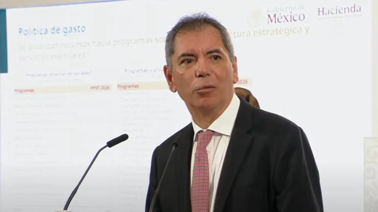 El Paquete Económico 2026 proyecta ingresos totales por 8.7 billones de pesos, de los cuales 5.8 billones provendrán de recaudación tributaria
