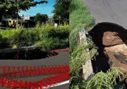 Oomapas de Cajeme trabaja en reparar 9 hundimientos tras  lluvias por Lorena