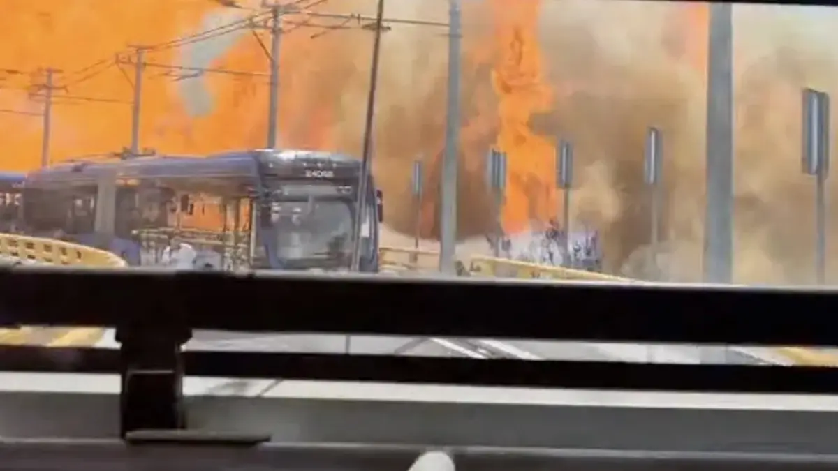 VIDEOS | Momento exacto de la explosión de la pipa de gas en Iztapalapa