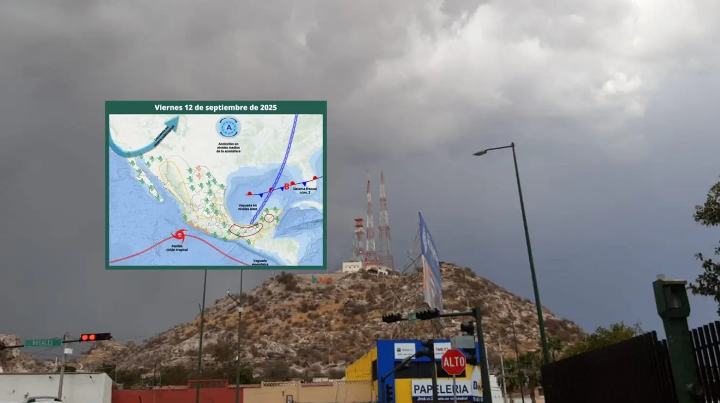 Clima en Hermosillo hoy 12 de septiembre; se pronostica lluvia y descenso de temperaturas