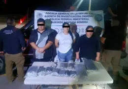 Detienen a tres por tráfico de heroína en Huatabampo