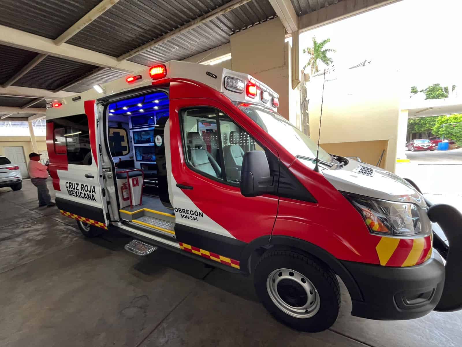 Tiene Cruz Roja de Cajeme nueva ambulancia