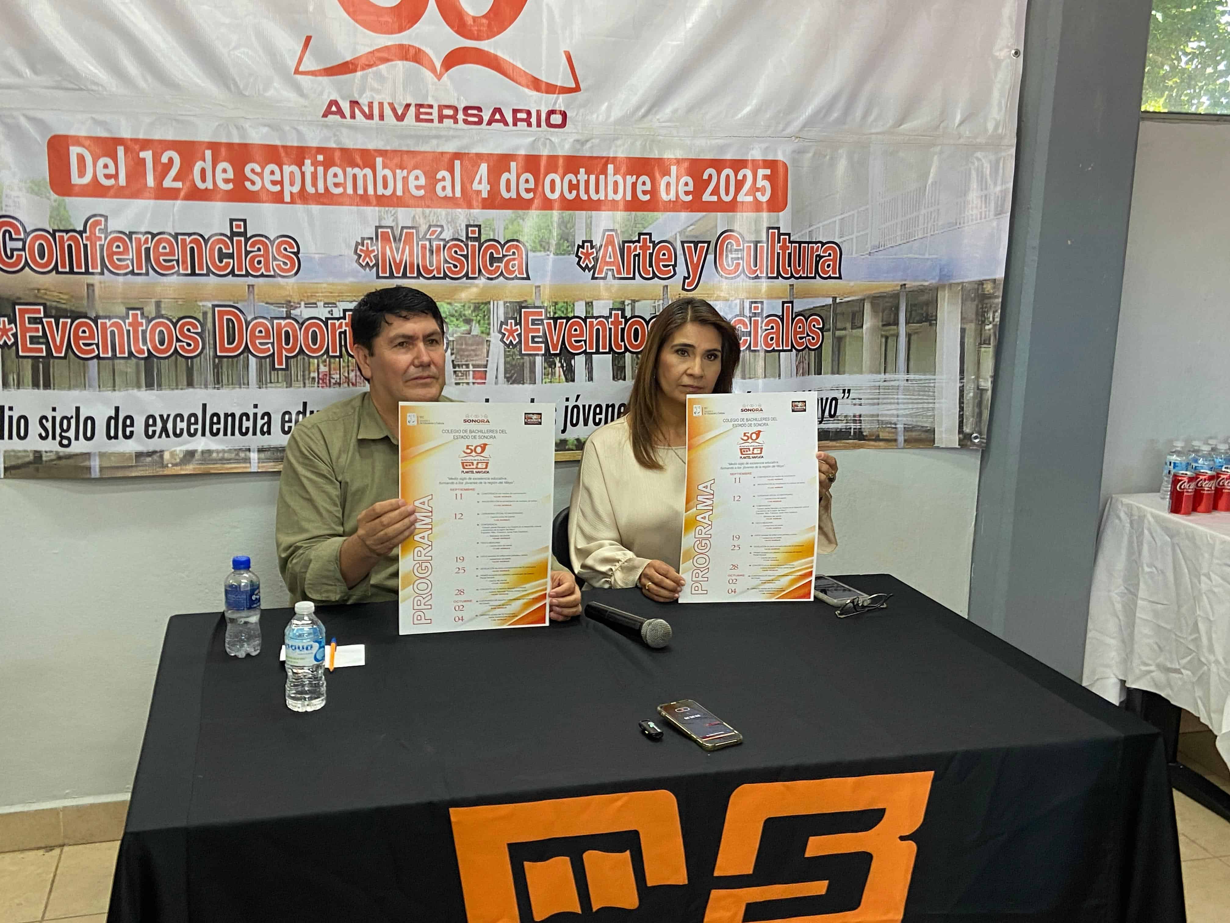 Anuncia Cobach Navojoa eventos por su 50 aniversario