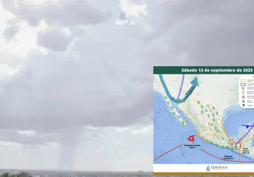 Clima en Sonora hoy sábado 13 de septiembre: Pronostican tormentas y rachas de viento para el estado